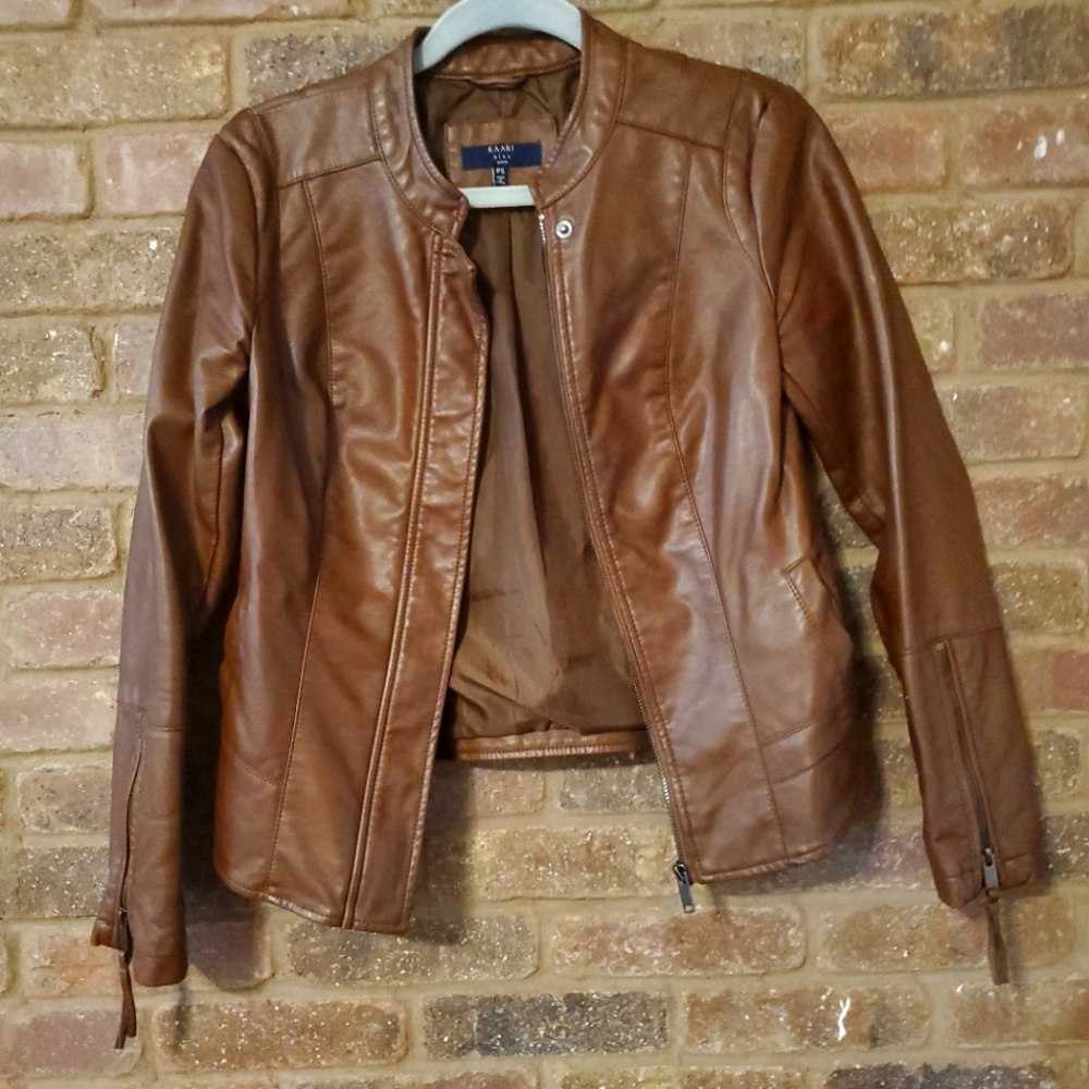 KAARI faux leather jacket